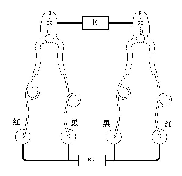 直流電阻測(cè)試儀使用接線圖